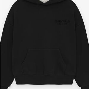 Essentials Black Hoodie